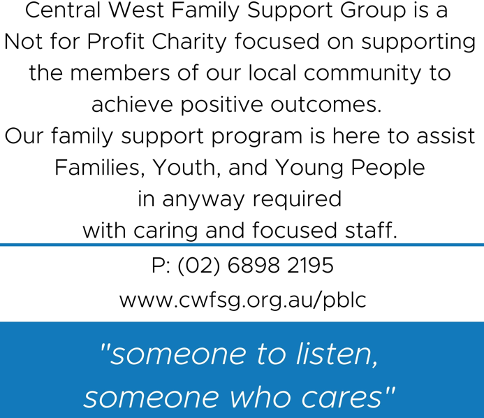 Central West Family Support - Lake Cargelligo and surrounds website